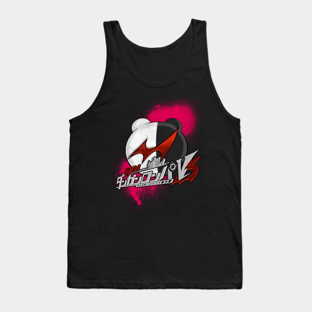 Monokuma V3 Tank Top by AlexRoivas